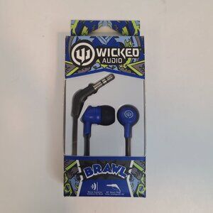 Wicked Audio Brawl Earbuds Deep Sea Blue